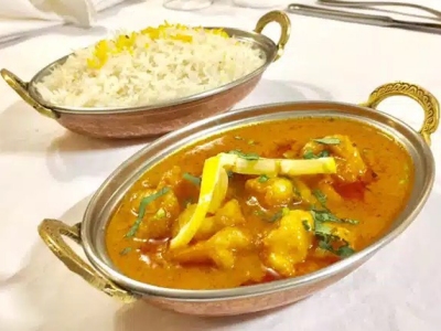 Crevettes curry